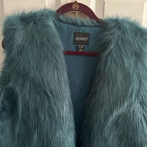 Faux fur Emerald Green Vest